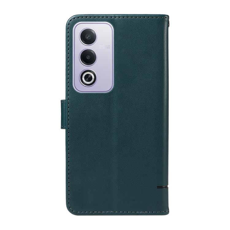 For OPPO K12x 5G Global Adorable Cat Embossed Pattern Flip Leather Phone Case