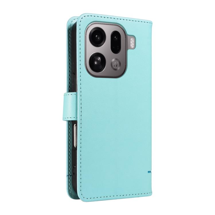 For OPPO Find X9 Pro Adorable Cat Embossed Pattern Flip Leather Phone Case