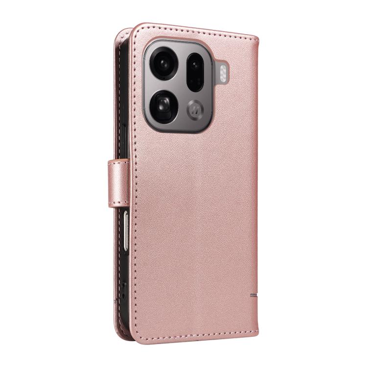 For OPPO Find X9 Pro Adorable Cat Embossed Pattern Flip Leather Phone Case