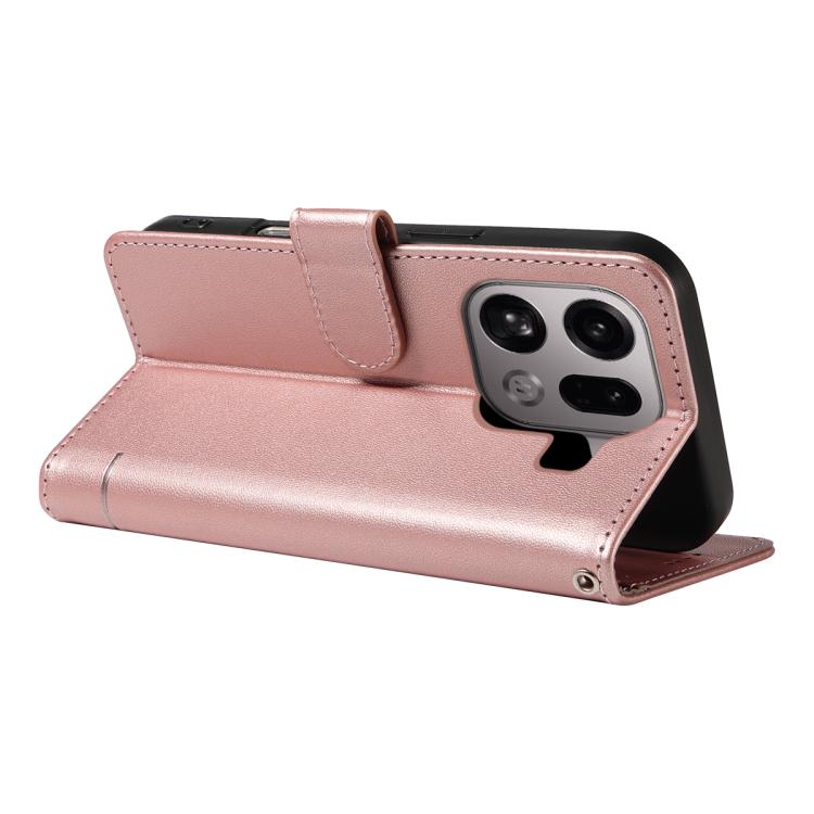For OPPO Find X9 Pro Adorable Cat Embossed Pattern Flip Leather Phone Case