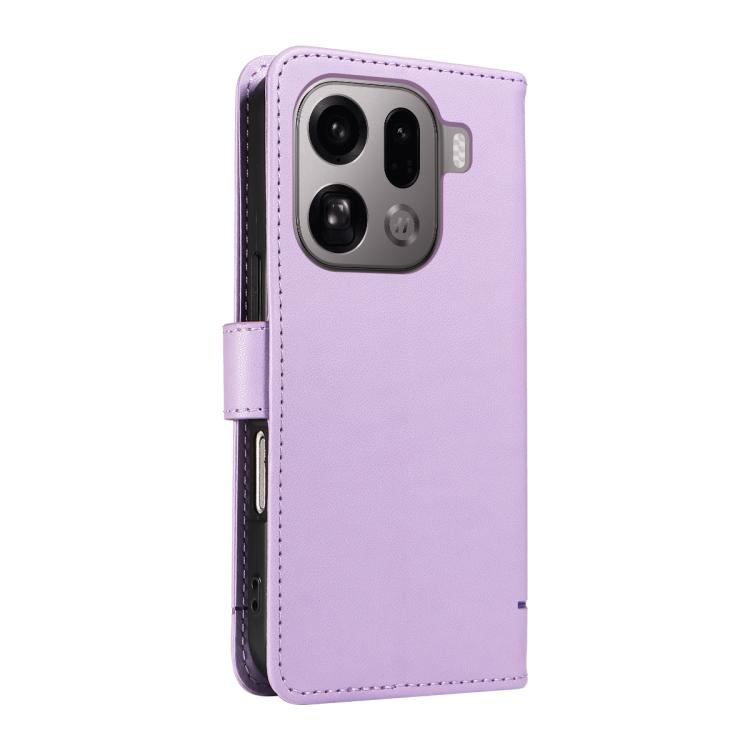 For OPPO Find X9 Pro Adorable Cat Embossed Pattern Flip Leather Phone Case