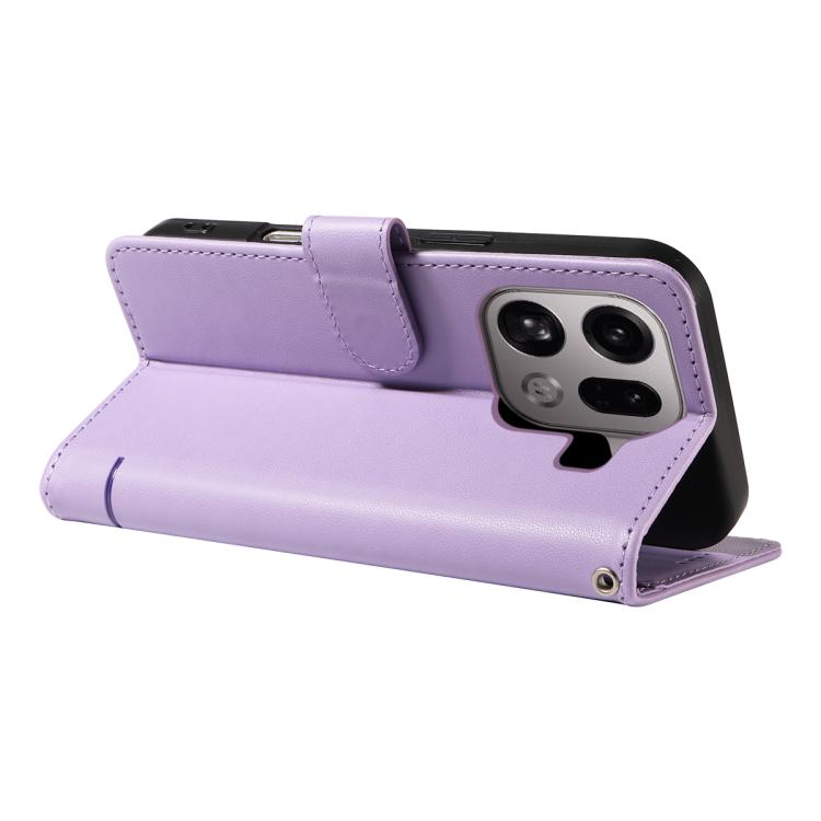 For OPPO Find X9 Pro Adorable Cat Embossed Pattern Flip Leather Phone Case