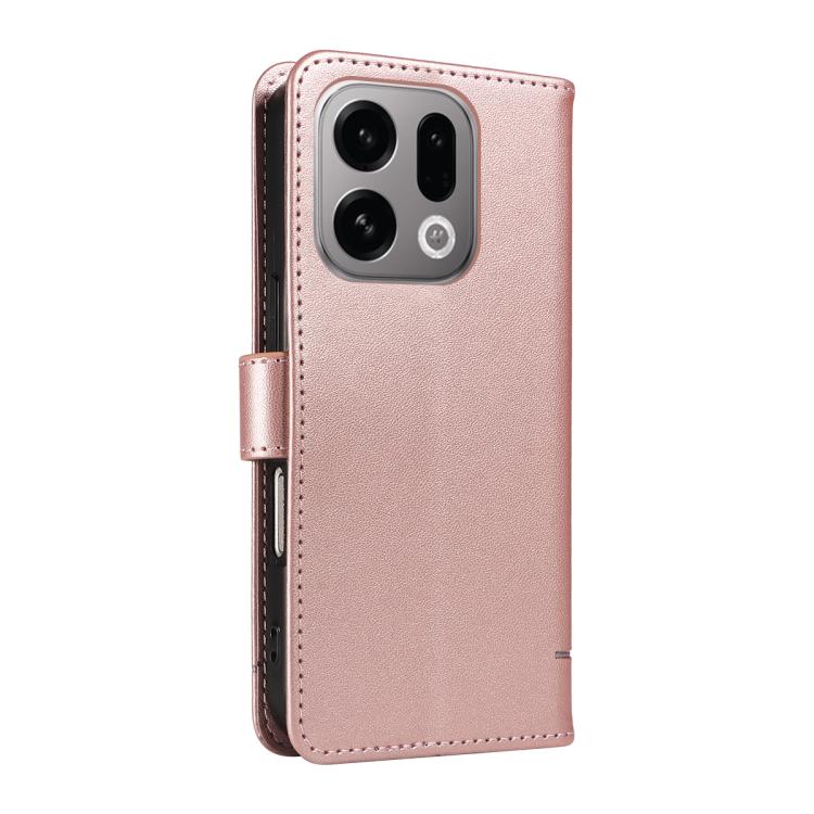 For OPPO Find X9 Adorable Cat Embossed Pattern Flip Leather Phone Case
