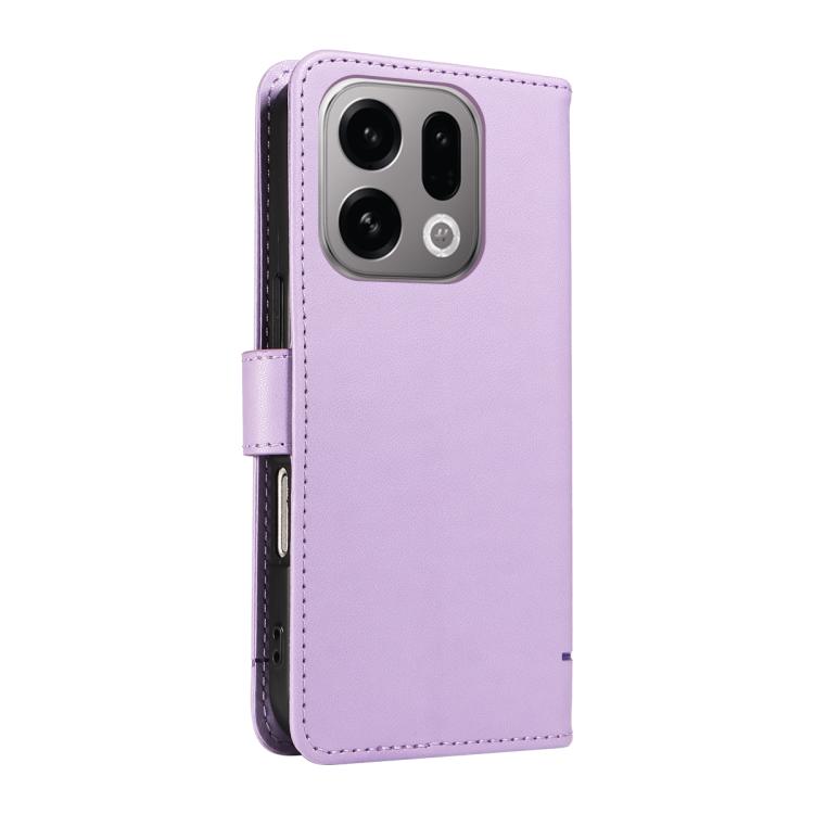 For OPPO Find X9 Adorable Cat Embossed Pattern Flip Leather Phone Case