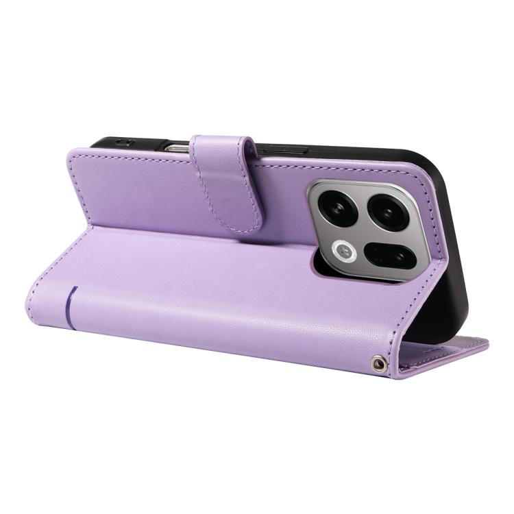 For OPPO Find X9 Adorable Cat Embossed Pattern Flip Leather Phone Case