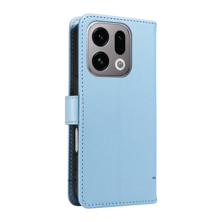 For OPPO Find X9 Adorable Cat Embossed Pattern Flip Leather Phone Case