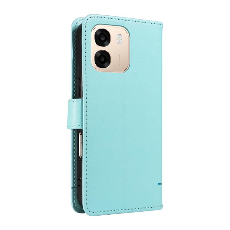 For OPPO A6X 5G / A6 5G Adorable Cat Embossed Pattern Flip Leather Phone Case
