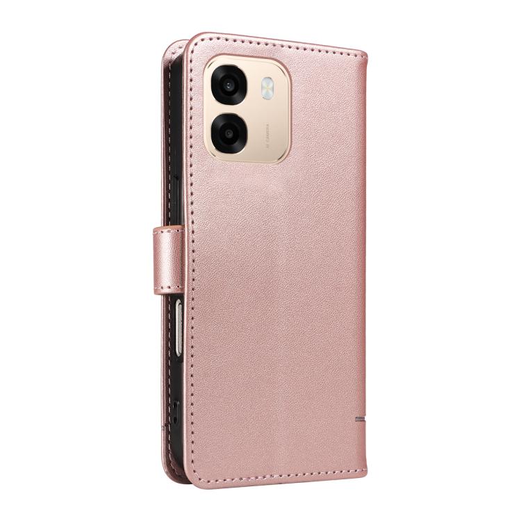 For OPPO A6X 5G / A6 5G Adorable Cat Embossed Pattern Flip Leather Phone Case