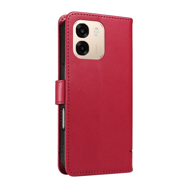 For OPPO A6X 5G / A6 5G Adorable Cat Embossed Pattern Flip Leather Phone Case