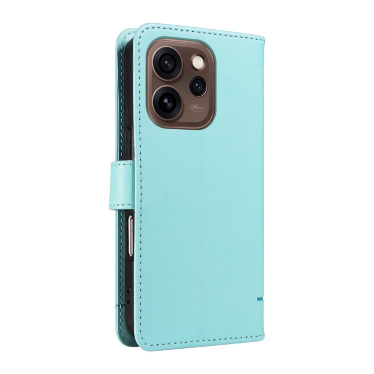 For OPPO Reno15 5G Global Adorable Cat Embossed Pattern Flip Leather Phone Case