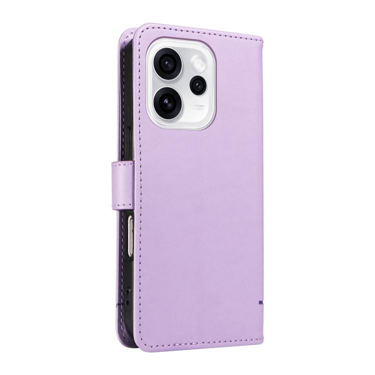 For OPPO Reno15 Pro 5G Global Adorable Cat Embossed Pattern Flip Leather Phone Case