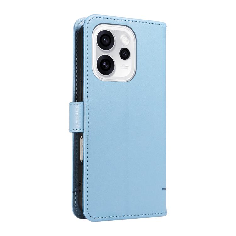 For OPPO Reno15 Pro 5G Global Adorable Cat Embossed Pattern Flip Leather Phone Case