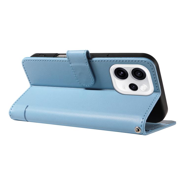For OPPO Reno15 Pro 5G Global Adorable Cat Embossed Pattern Flip Leather Phone Case