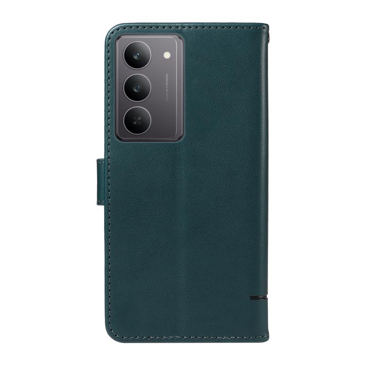 For Realme 14x 5G Global Adorable Cat Embossed Pattern Flip Leather Phone Case