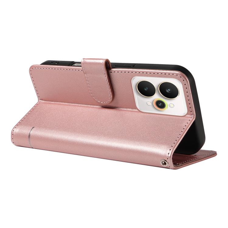 For Realme 15 5G Adorable Cat Embossed Pattern Flip Leather Phone Case
