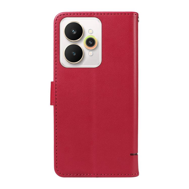 For Realme 15 5G Adorable Cat Embossed Pattern Flip Leather Phone Case