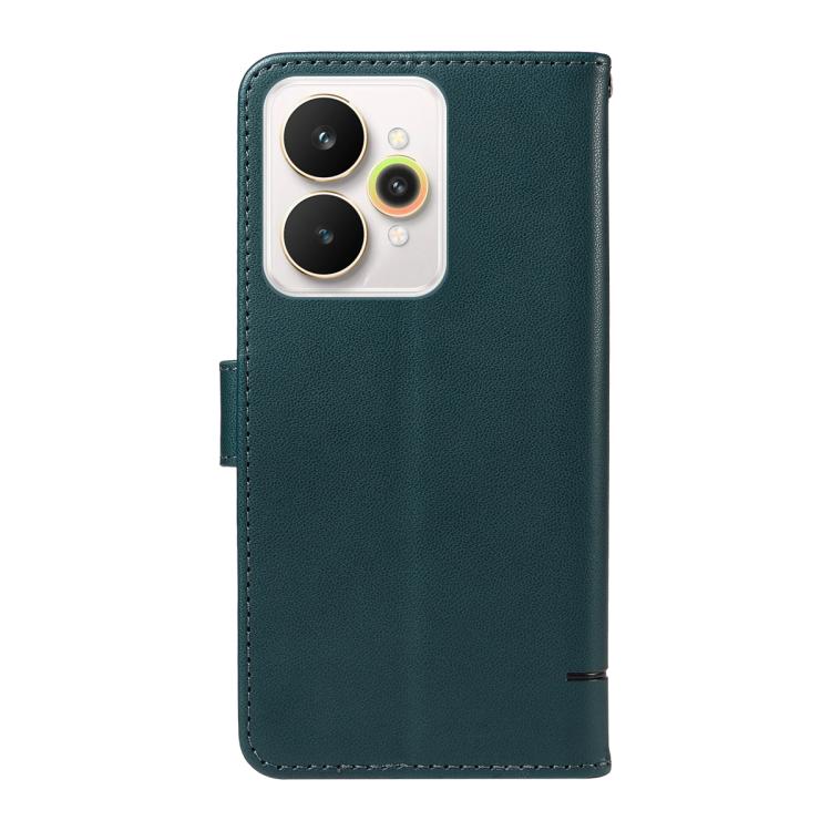For Realme 15 5G Adorable Cat Embossed Pattern Flip Leather Phone Case