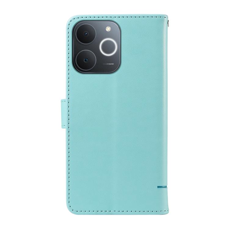 For Realme C71 4G India Adorable Cat Embossed Pattern Flip Leather Phone Case