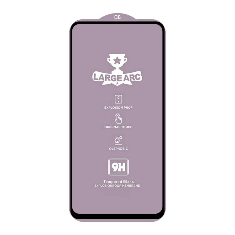For OPPO A40 / A60 5G / A3 4G 9H 0.4mm High Aluminum Large Arc Tempered Glass Film