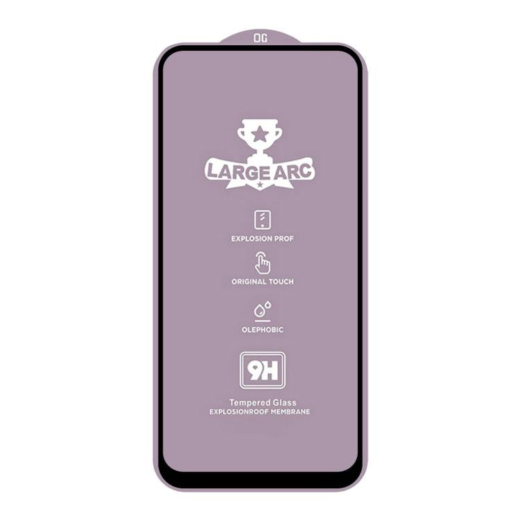 For OPPO A53 / A53s / A32 2020 9H 0.4mm High Aluminum Large Arc Tempered Glass Film