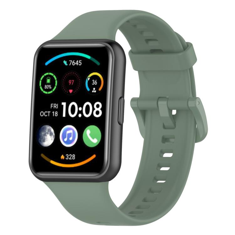 For Huawei Watch Fit 2 xDfind Quick Release Solid Color Silicone Watch Band