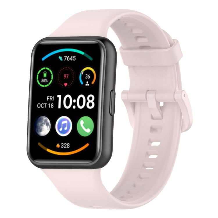 For Huawei Watch Fit 2 xDfind Quick Release Solid Color Silicone Watch Band