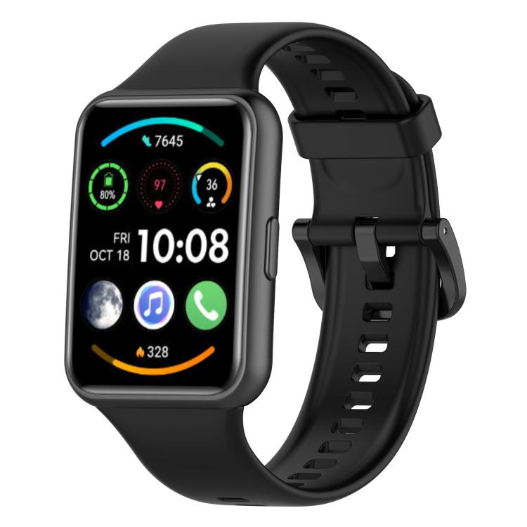 For Huawei Watch Fit 2 xDfind Quick Release Solid Color Silicone Watch Band