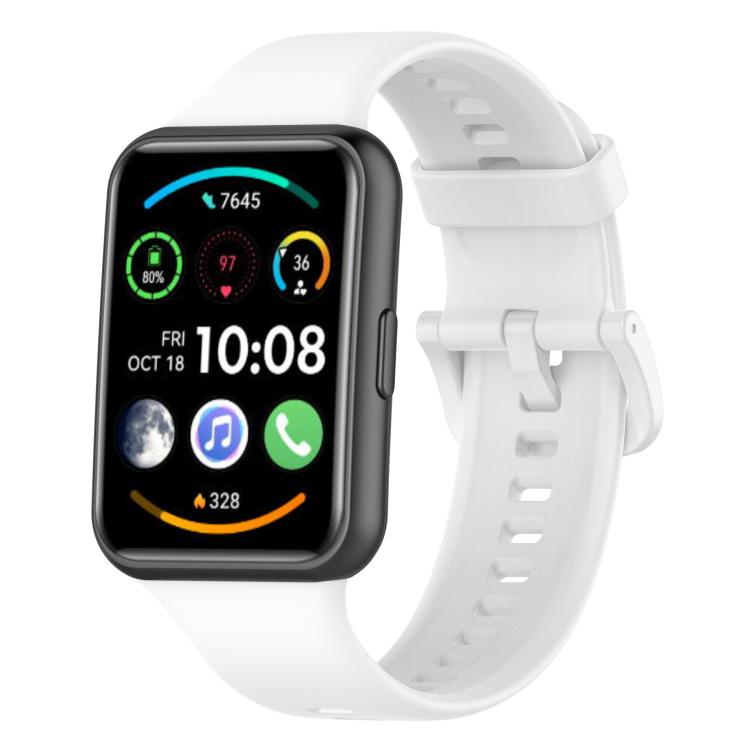 For Huawei Watch Fit 2 xDfind Quick Release Solid Color Silicone Watch Band