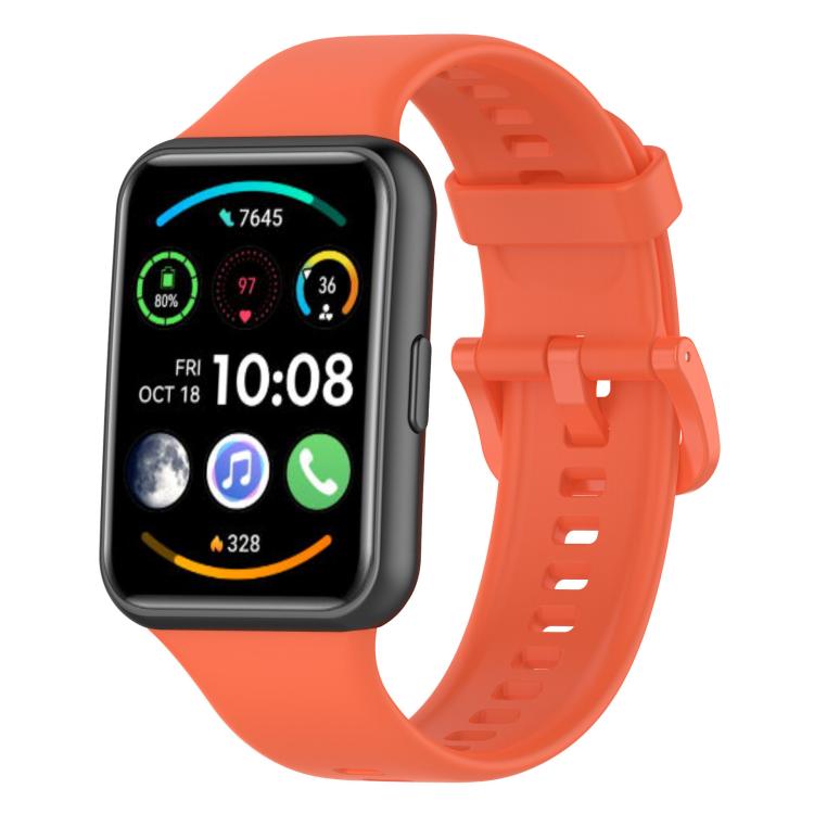 For Huawei Watch Fit 2 xDfind Quick Release Solid Color Silicone Watch Band