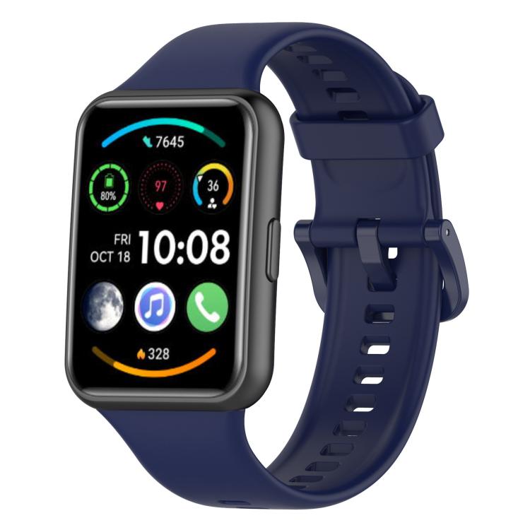 For Huawei Watch Fit 2 xDfind Quick Release Solid Color Silicone Watch Band