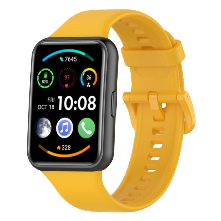 For Huawei Watch Fit 2 xDfind Quick Release Solid Color Silicone Watch Band