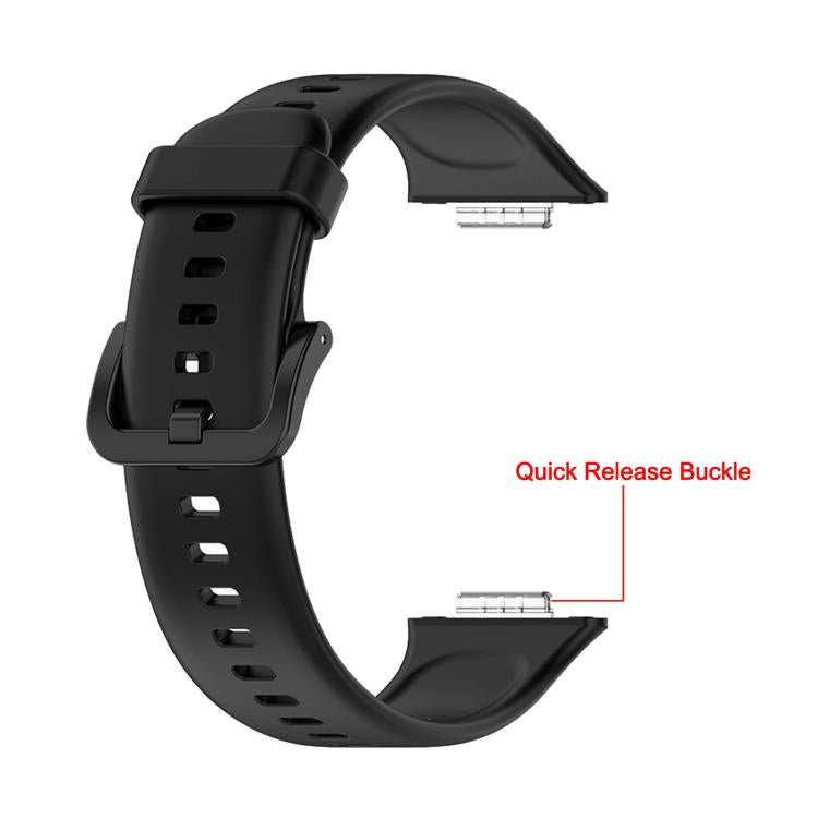 For Huawei Watch Fit 2 xDfind Quick Release Solid Color Silicone Watch Band