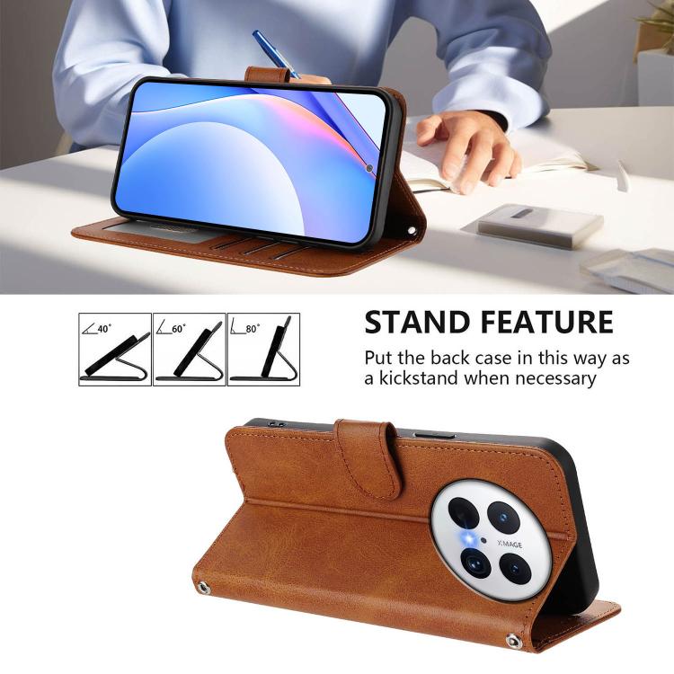 For Huawei Mate 70 Pro Litter Panda Embossing RFID Leather Phone Case with Lanyard