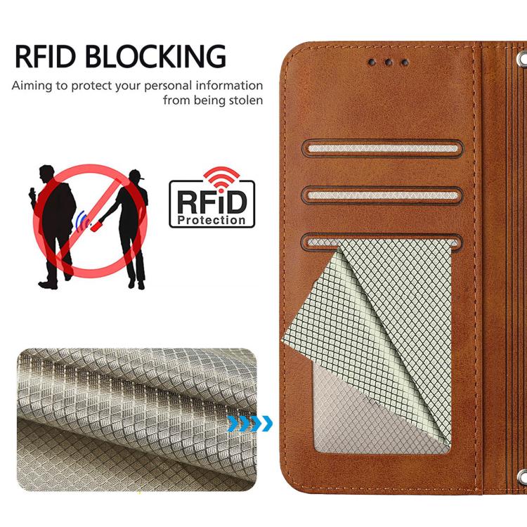 For Honor X40i Litter Panda Embossing RFID Leather Phone Case with Lanyard
