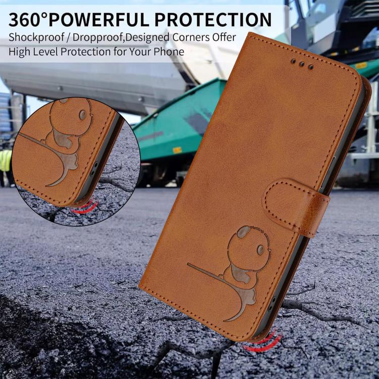 For Honor X40i Litter Panda Embossing RFID Leather Phone Case with Lanyard