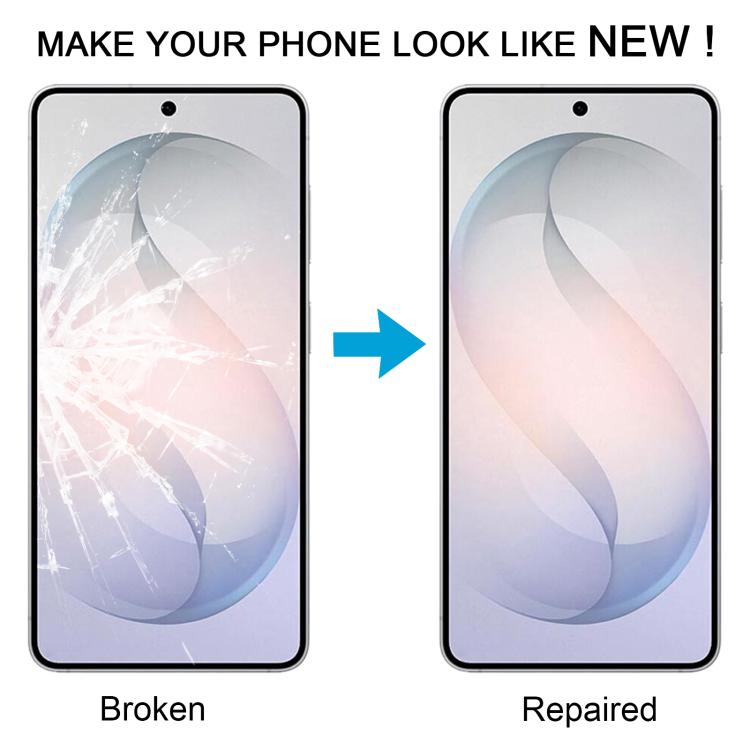 For Galaxy S26 SM-S942B 10pcs Front Screen Outer Glass Lens with OCA Optically Clear Adhesive