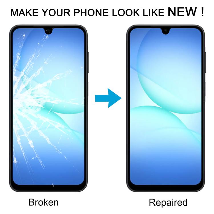For Galaxy M17 SM-M176B 10pcs Front Screen Outer Glass Lens with OCA Optically Clear Adhesive
