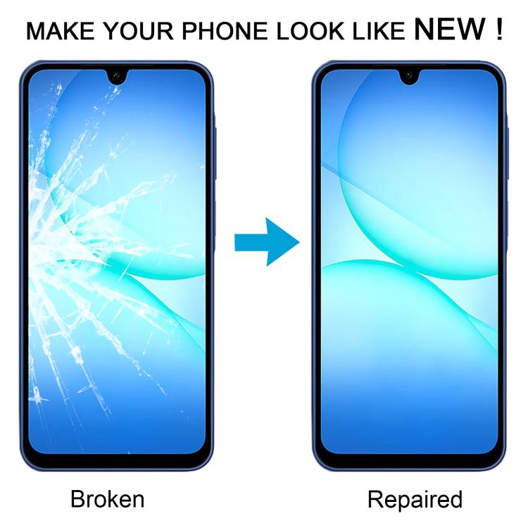For Galaxy A17 5G SM-A176B 10pcs Front Screen Outer Glass Lens with OCA Optically Clear Adhesive