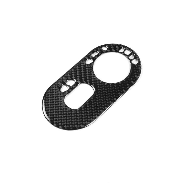 Carbon Fiber Car Headlight Switch Decorative Sticker for SEAT Ibiza 2003-2008, Right Driver