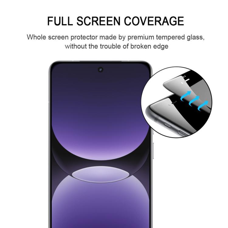 For Realme GT7 Pro Full Glue 9H HD 3D Curved Edge Tempered Glass Film - Black