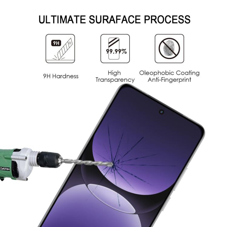 For Realme GT7 Pro Full Glue 9H HD 3D Curved Edge Tempered Glass Film - Black