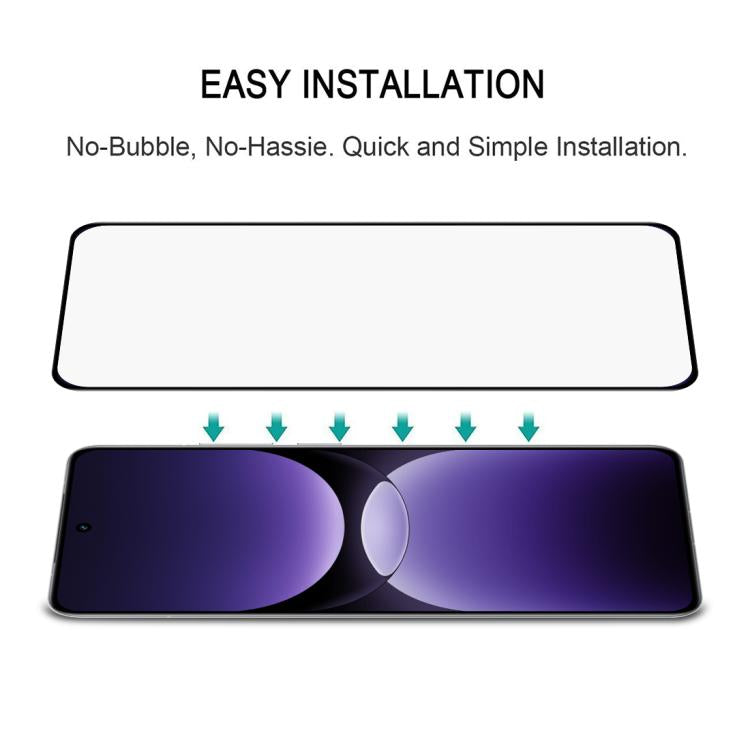 For Realme GT7 Pro Full Glue 9H HD 3D Curved Edge Tempered Glass Film - Black