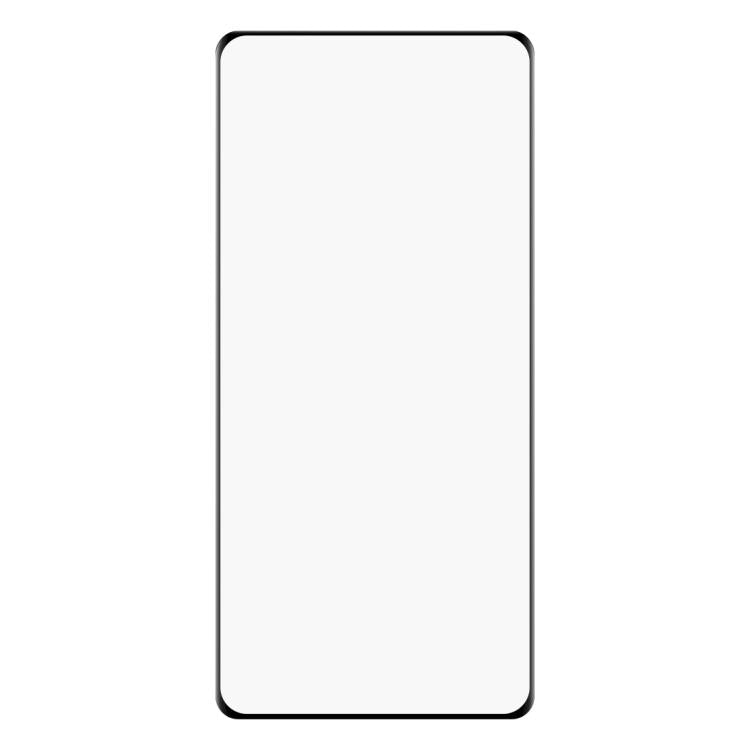 For Realme GT Neo6 SE Full Glue 9H HD 3D Curved Edge Tempered Glass Film - Black