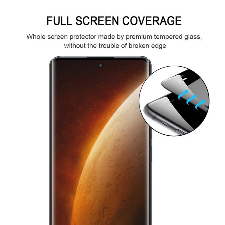 For Realme Narzo 60 Pro Full Glue 9H HD 3D Curved Edge Tempered Glass Film - Black