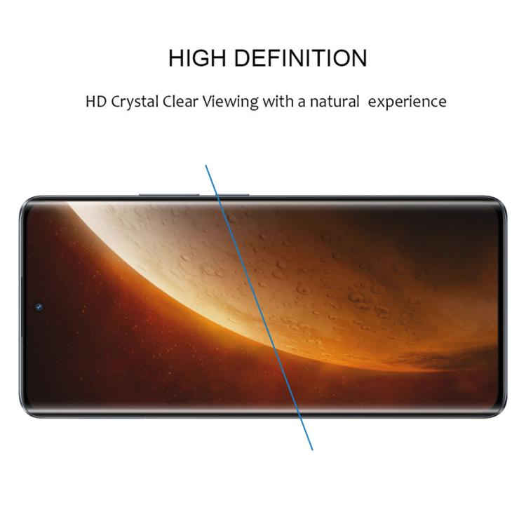 For Realme Narzo 60 Pro Full Glue 9H HD 3D Curved Edge Tempered Glass Film - Black
