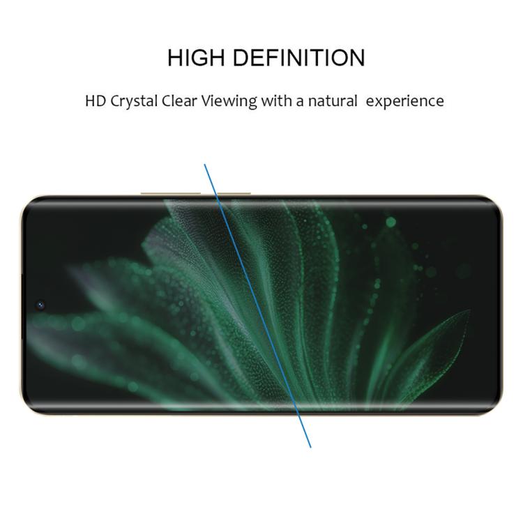 For Realme P2 Pro 5G Full Glue 9H HD 3D Curved Edge Tempered Glass Film - Black