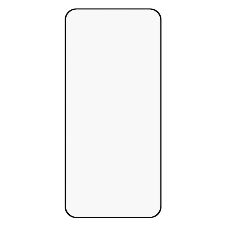 For Realme P3 Pro Full Glue 9H HD 3D Curved Edge Tempered Glass Film - Black