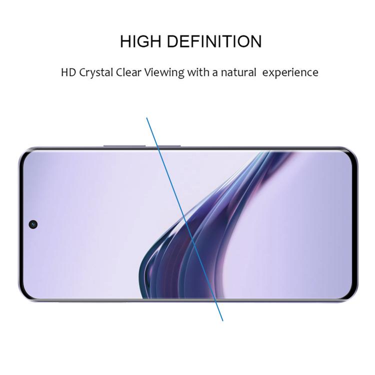 For Realme 13 Pro+ 5G / 13 Pro 5G 25pcs Full Glue 9H HD 3D Curved Edge Tempered Glass Film - Black