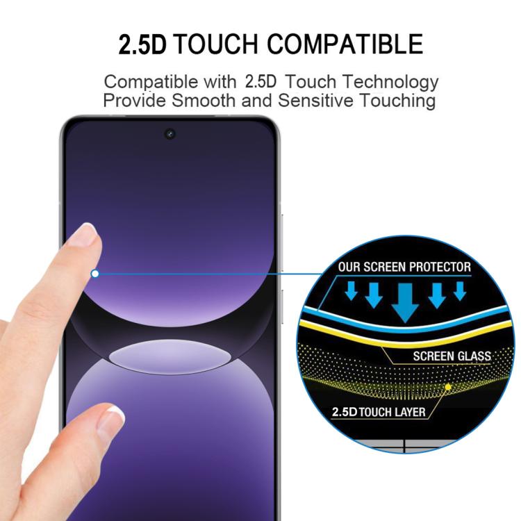 For Realme GT7 Pro 25pcs Full Glue 9H HD 3D Curved Edge Tempered Glass Film - Black