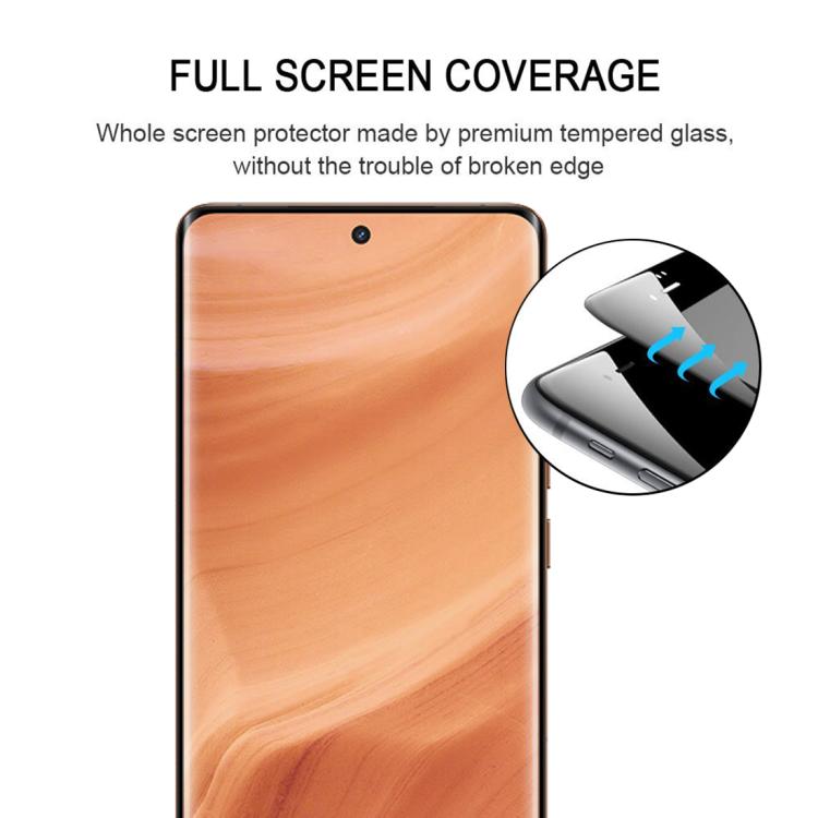 For Realme GT5 Pro 25pcs Full Glue 9H HD 3D Curved Edge Tempered Glass Film - Black